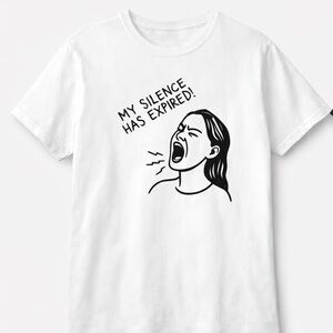 🖤 Statement Graphic T-Shirt | “My Silence Has Expired” | Unisex Tee 🖤
